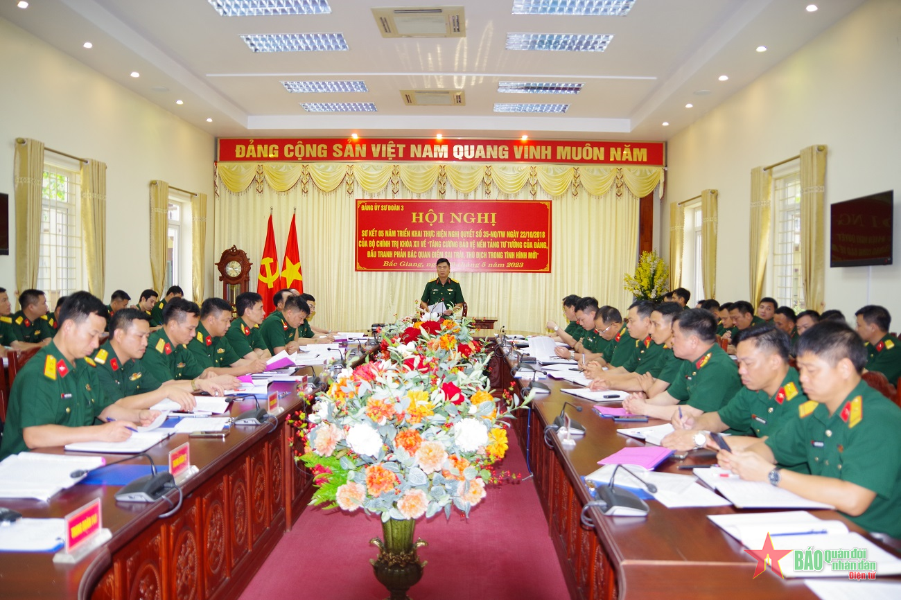 Division 3 (Military Region 1) summarizes 5 years of implementing Resolution No. 35 of the 12th Politburo