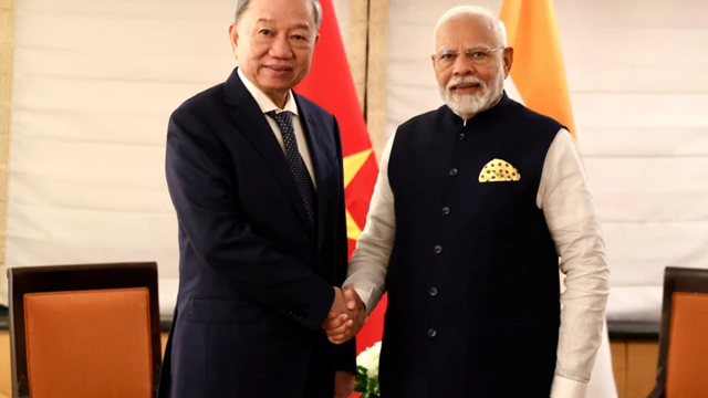 General Secretary and President To Lam receives Indian Prime Minister