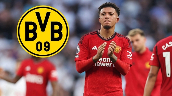 Jadon Sancho leaves MU, returns to Borussia Dormund until the end of the 2023/24 season