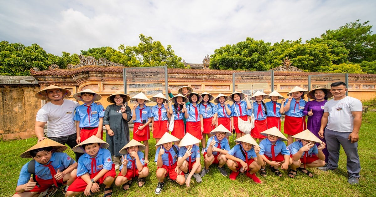 សកម្មភាពអប់រំបេតិកភណ្ឌជាច្រើននៅព្រះបរមរាជវាំង Phung Tien ទីក្រុងអធិរាជ Hue