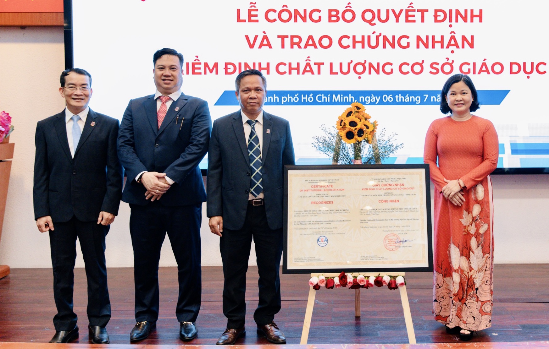 Trường đại học thuộc Ngân hàng nhà nước đạt kiểm định chất lượng giáo dục  - Ảnh 1.