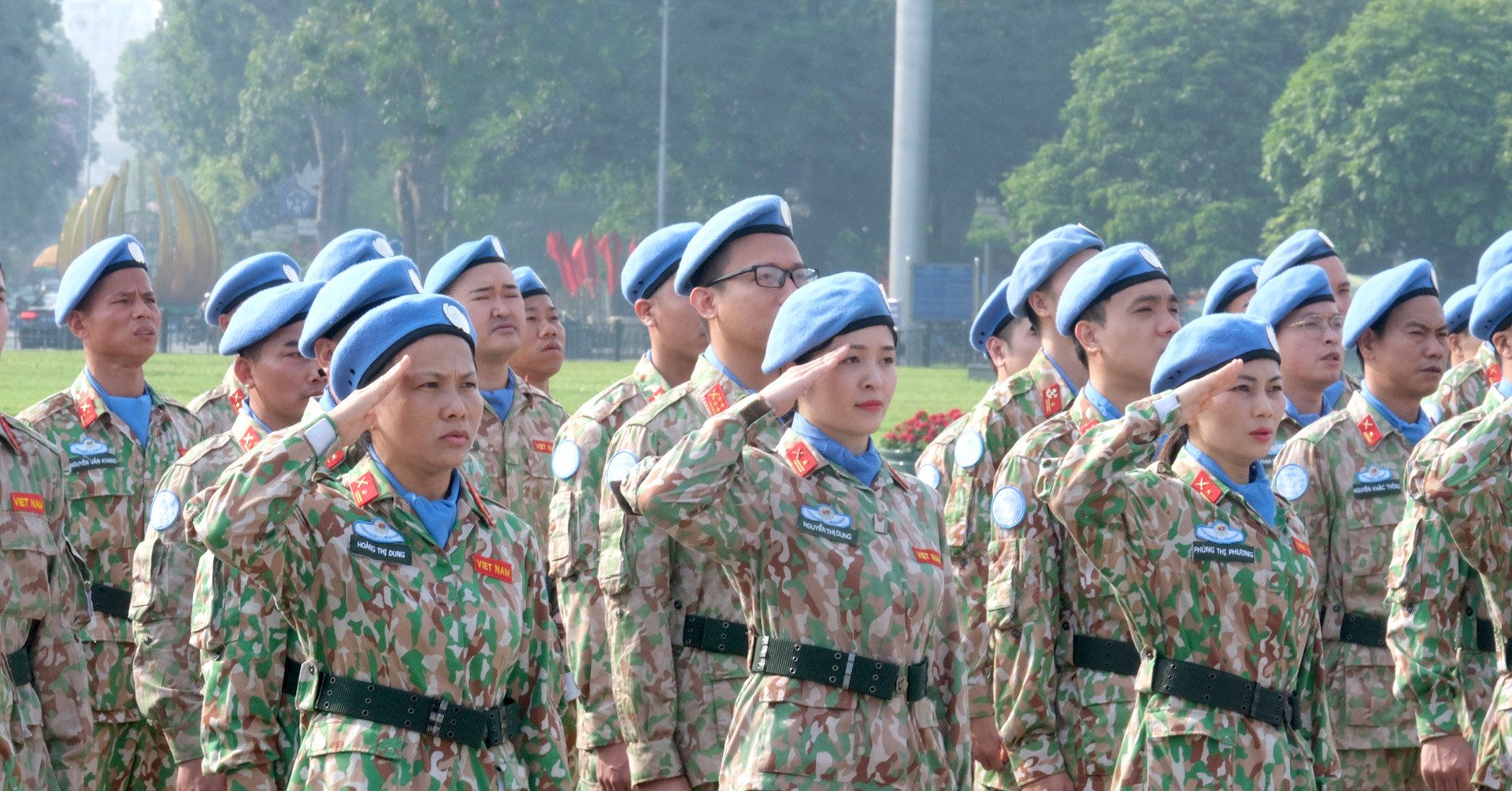 10 năm hơn 800 lượt quân nhân Việt Nam tham gia gìn giữ hòa bình Liên Hợp Quốc