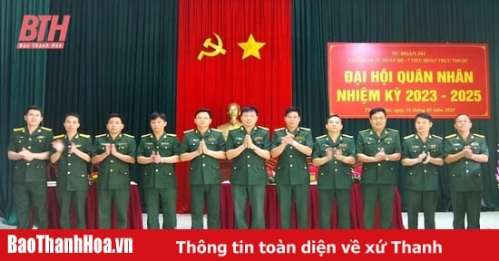 4 cơ quan, 7 tiểu đoàn trực thuộc Sư đoàn 341 tổ chức thành công Đại hội Quân nhân nhiệm kỳ 2023-2025