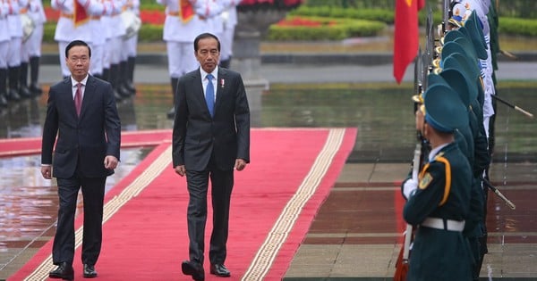 Lễ đón chính thức Tổng thống Indonesia Joko Widodo