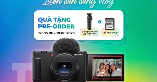 Sony ra mắt máy ảnh Vlog với ống kính zoom siêu rộng ZV-1 II