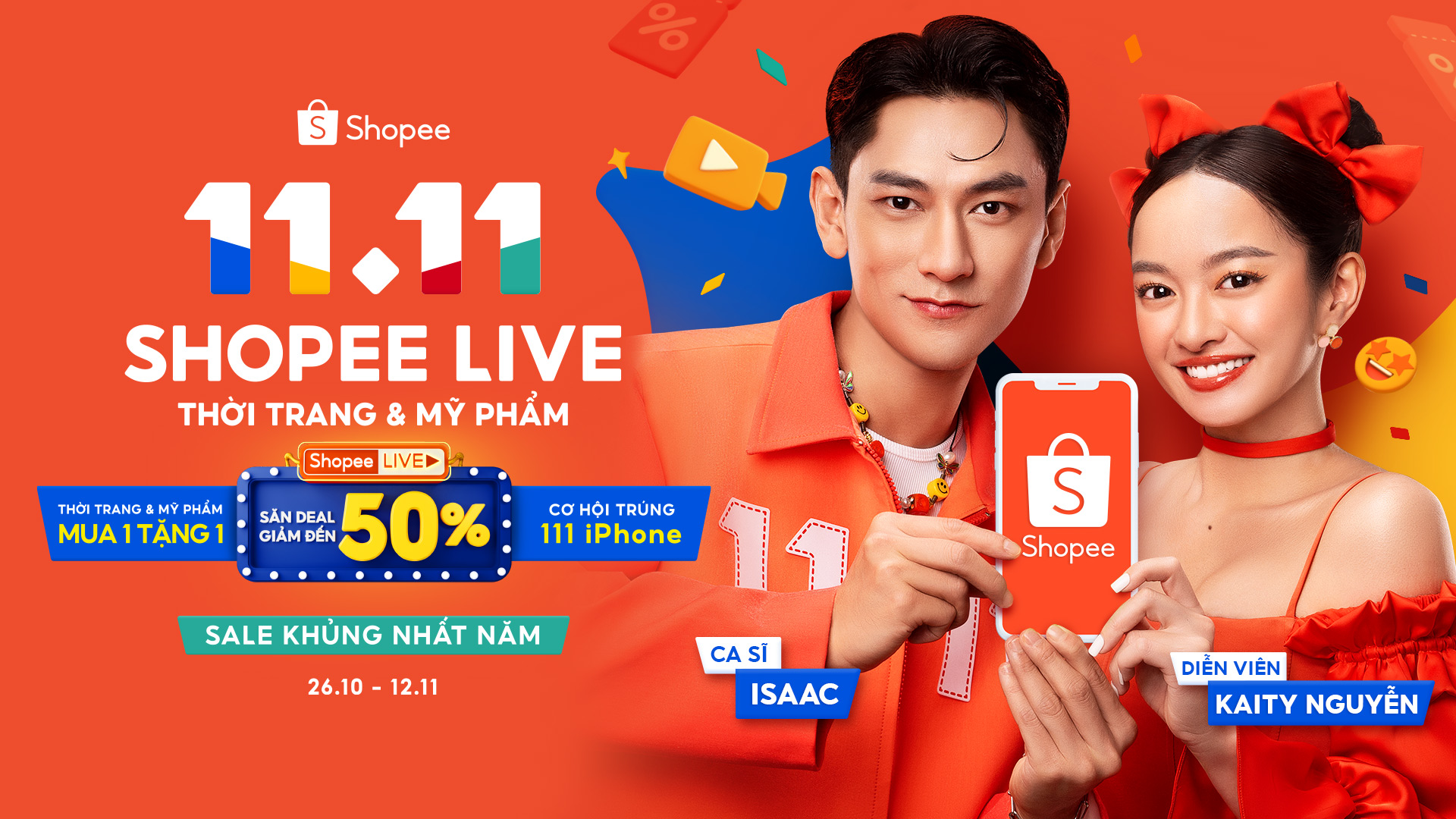 Shopee triển khai hoạt động mua sắm giảm giá 11.1 thông qua chuỗi livestream - Ảnh 1.