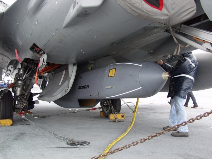 Les avions de combat français Rafale MO2 sont équipés de missiles de croisière longue portée Storm Shadow. Photo : MBDA