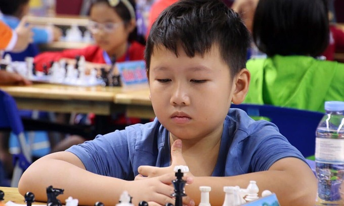 Chess player Nguyen Nam Kiet. Photo: FBNV