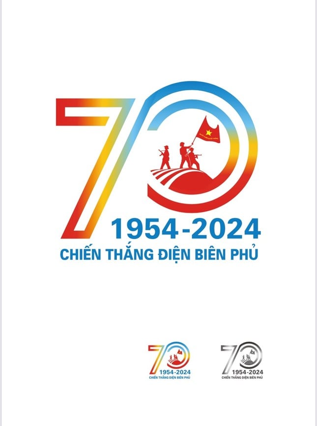 Kulturministerium genehmigt Logo-Design zur Feier des 70. Jahrestages des Sieges von Dien Bien Phu. Foto 1