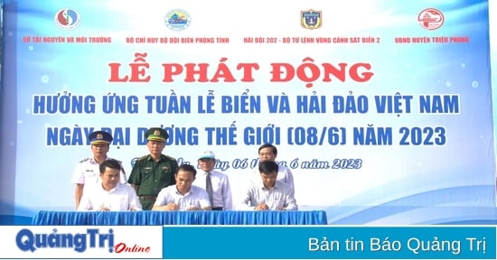 Organisation der Eröffnungszeremonie als Reaktion auf die Vietnam Sea and Islands Week 2023