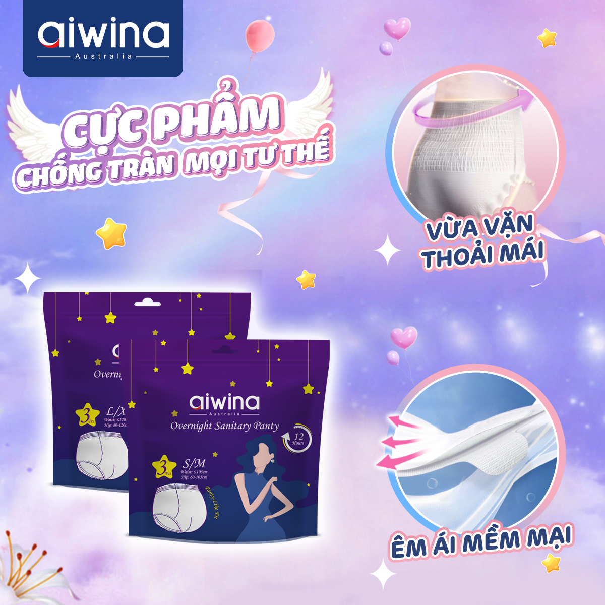 Tự tin ngày đèn đỏ với 
