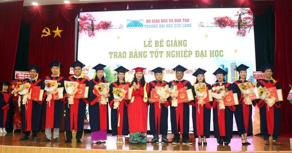 Trường ĐH Cửu Long trao bằng tốt nghiệp cho gần 900 cử nhân, kỹ sư