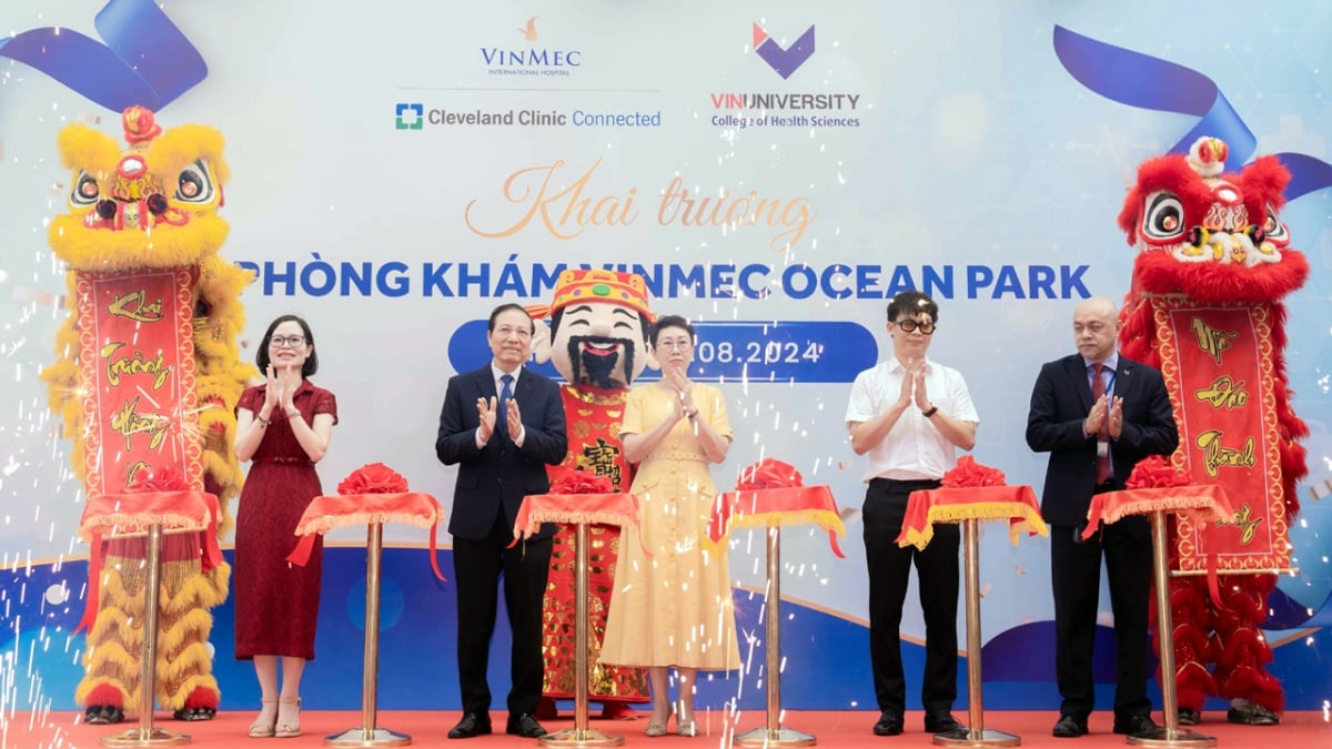 Vinmec khai trương Phòng khám đa khoa quốc tế tại Vinhomes Ocean Park