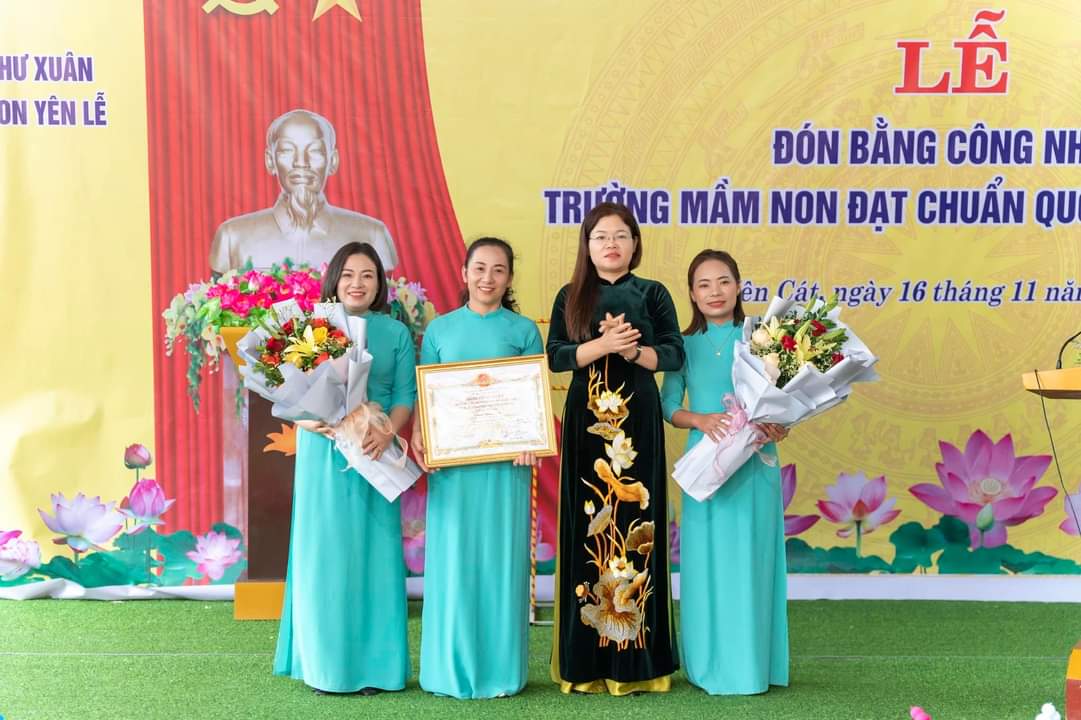 truong mam non yen le nhu xuan thanh hoa xung danh truong mam non dat chuan quoc gia muc do 2 hinh 2