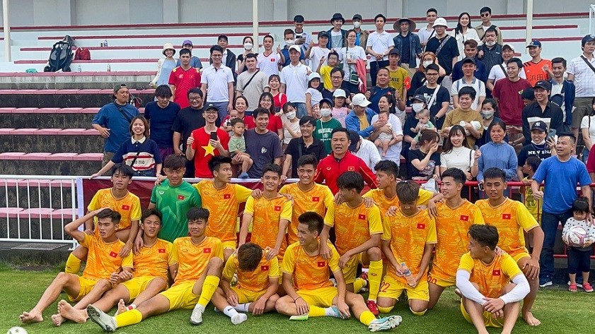 La selección sub-17 de Vietnam gana su segundo partido consecutivo en Japón