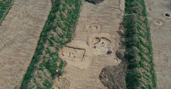 Des travaux de creusement ont permis de découvrir un village vieux de 7 000 ans près de la capitale tchèque