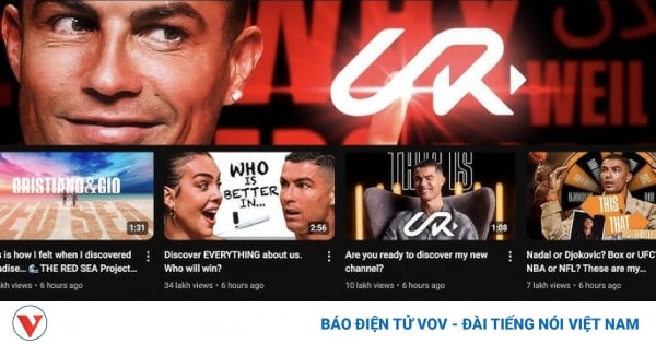 Cristiano Ronaldo kiếm gần 300.000 USD chỉ sau nửa ngày lên YouTube?