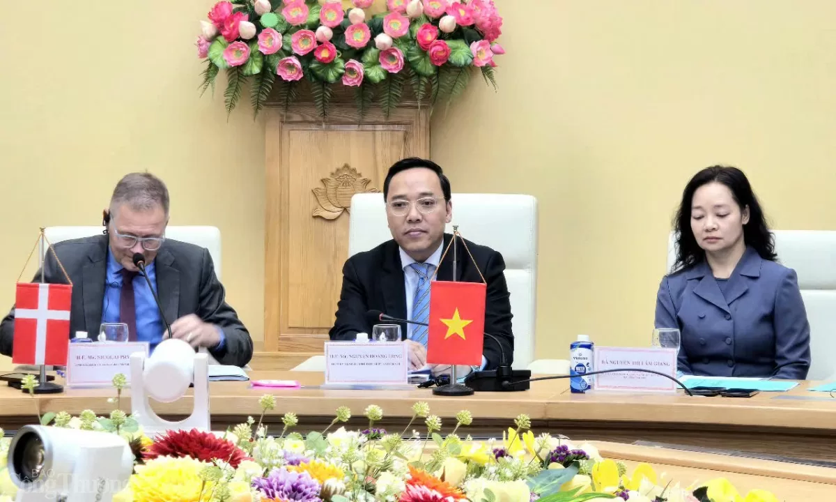 Họp Ban chỉ đạo chương trình Hợp tác Đối tác Năng lượng Việt Nam – Đan Mạch lần thứ 4