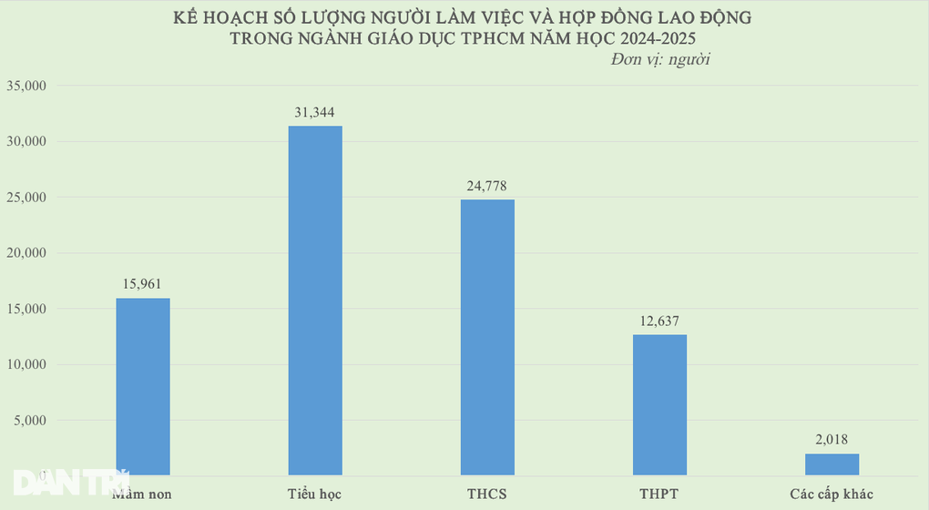 TPHCM xin thêm biên chế giáo viên năm học 2024-2025 - 2