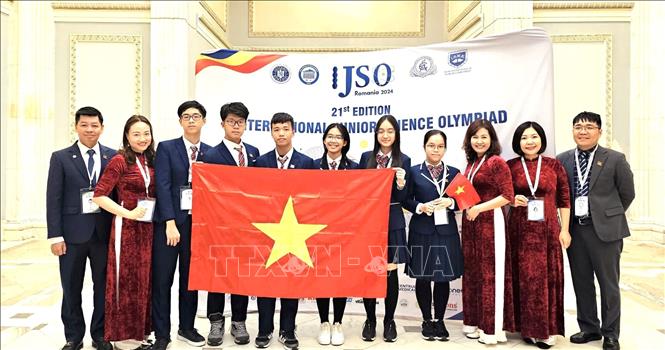 Los 6 estudiantes de Hanoi ganaron medallas en la competencia IJSO 2024