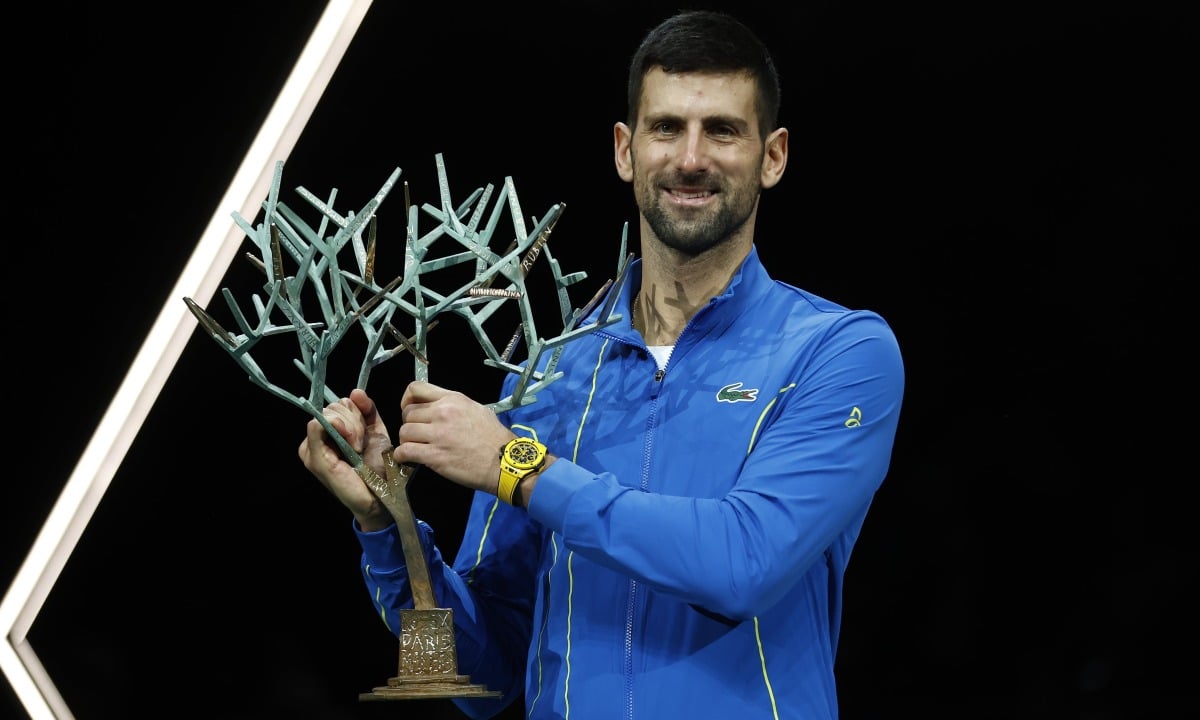 Djokovic lần thứ bảy vô địch Paris Masters