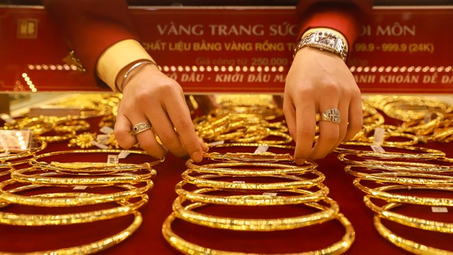 Cập nhật giá vàng chốt phiên 16.4: Vàng nhẫn tăng lên mức 75,3-77 triệu đồng/lượng