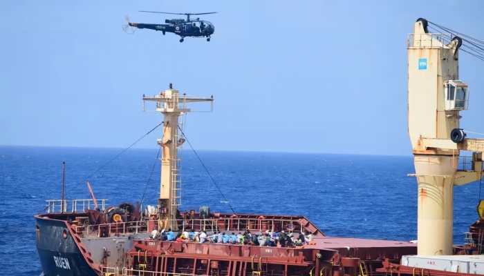 Indian Navy rescues ship from Somali pirates