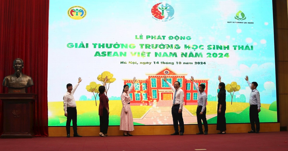 Lancement du prix ASEAN Vietnam Eco-Schools Award 2024