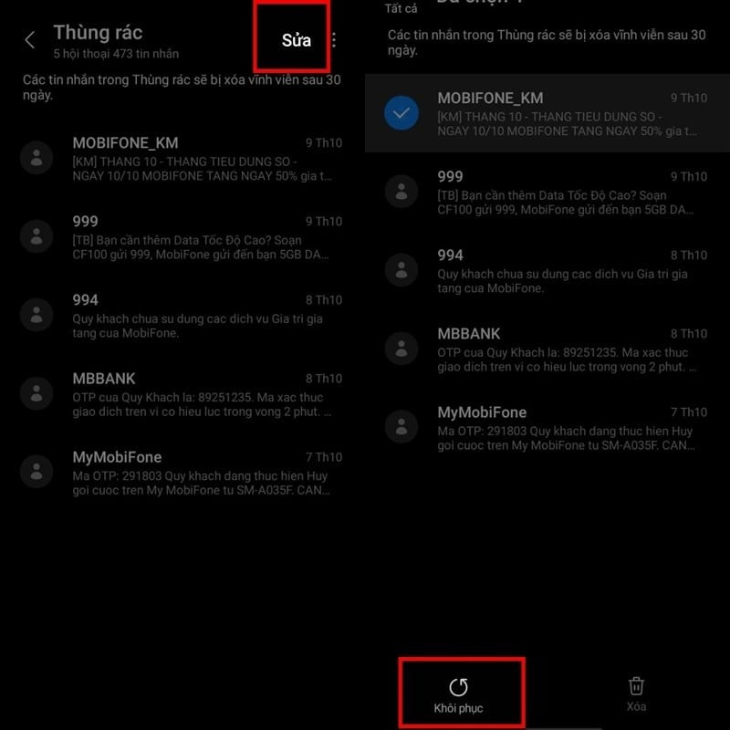 3 cách khôi phục tin nhắn SMS trên Samsung đơn giản và hiệu quả