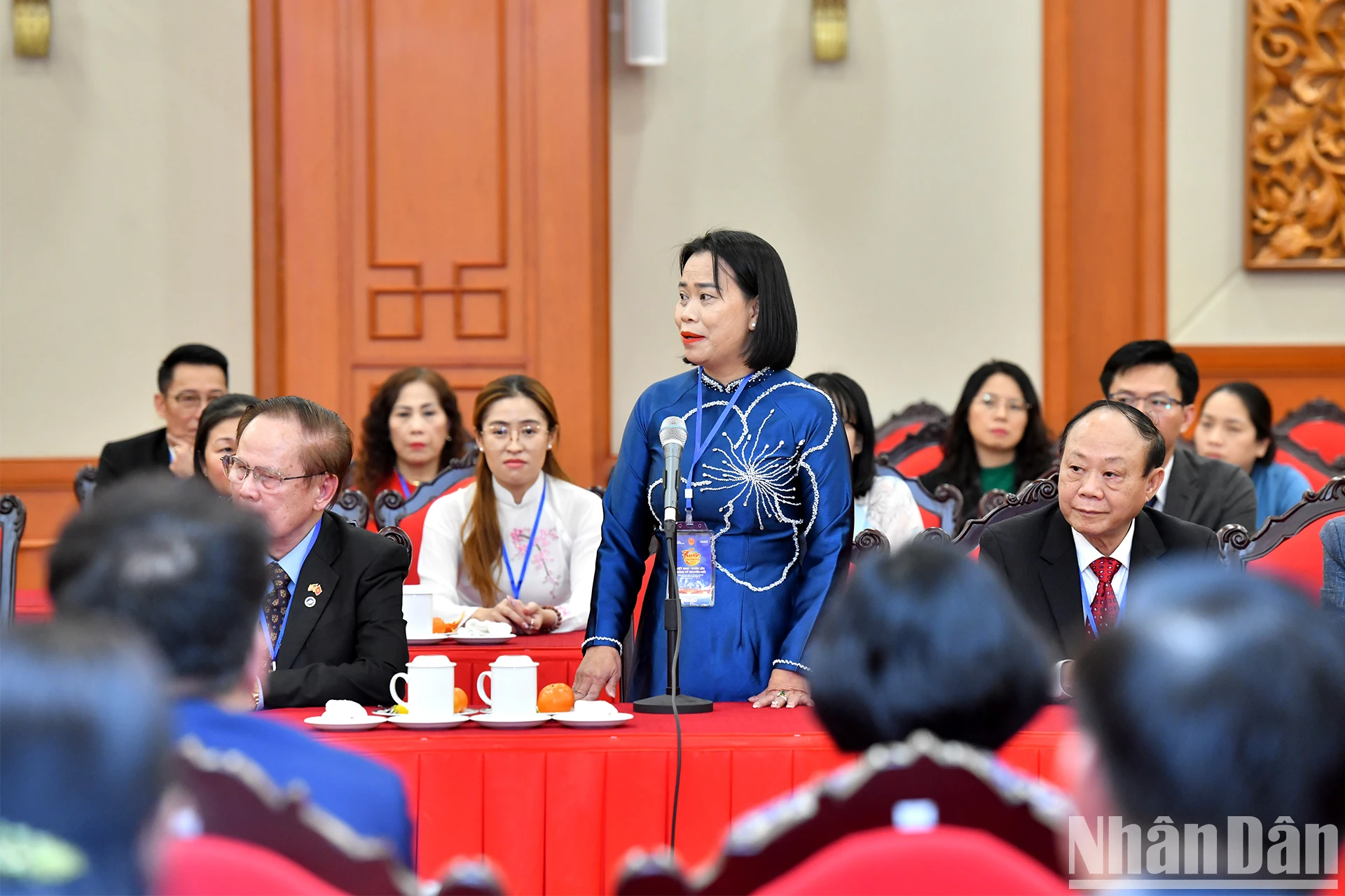 [Ảnh] Tổng Bí thư Tô Lâm tiếp đoàn kiều bào tiêu biểu tham dự chương trình “Xuân Quê hương 2025” ảnh 7