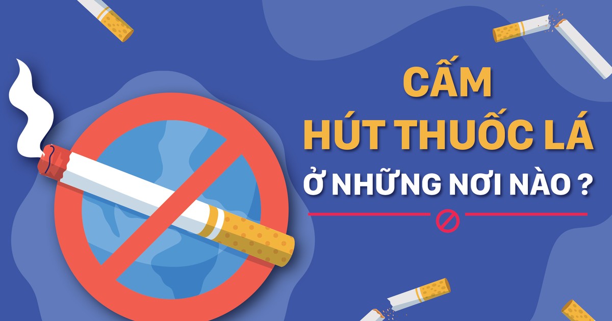 Cấm hút thuốc lá ở những nơi nào?