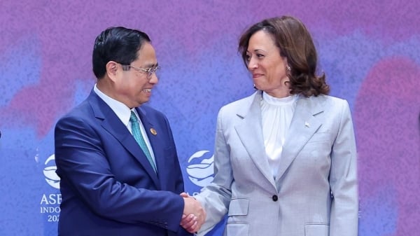 Vizepräsidentin Kamala Harris kündigte die Gründung des ASEAN-US-Zentrums in Washington D.C. an.