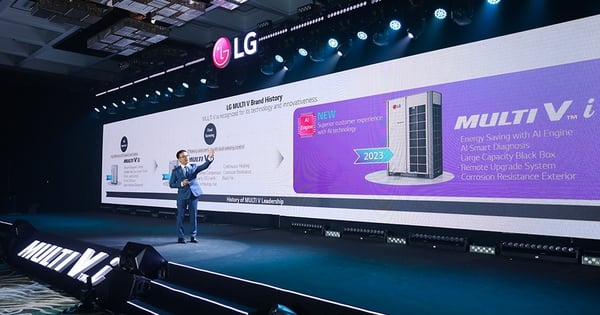 LG ra mắt điều hòa hệ thống Multi V i ứng dụng AI