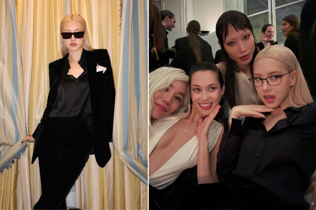 Rosé a changé de style lors d'un dîner. Photo : Instagram