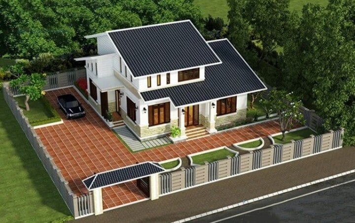 គំរូផ្ទះជាន់ខ្ពស់ 4 ជាន់ដ៏ស្រស់ស្អាត ដែលពិបាកនឹងបិទភ្នែក - 6