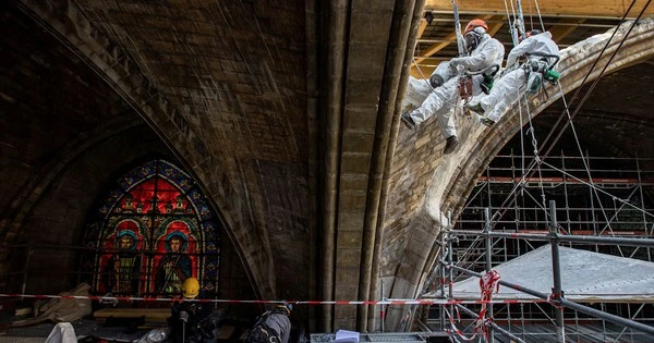 Dentro de la restauración de la Catedral de Notre Dame de 760 millones de dólares