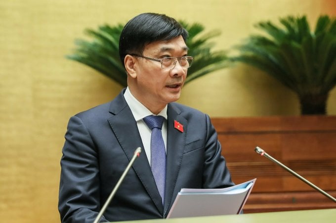 Le président du Comité économique, Vu Hong Thanh. Photo : Médias de l'Assemblée nationale