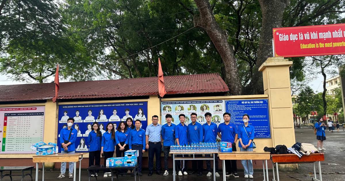 Soutien à la jeunesse du district de Hoang Mai pour la saison des examens 2024