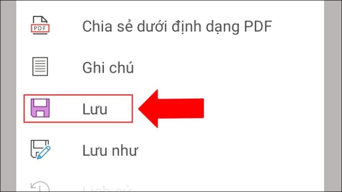 Lưu và chia sẻ.