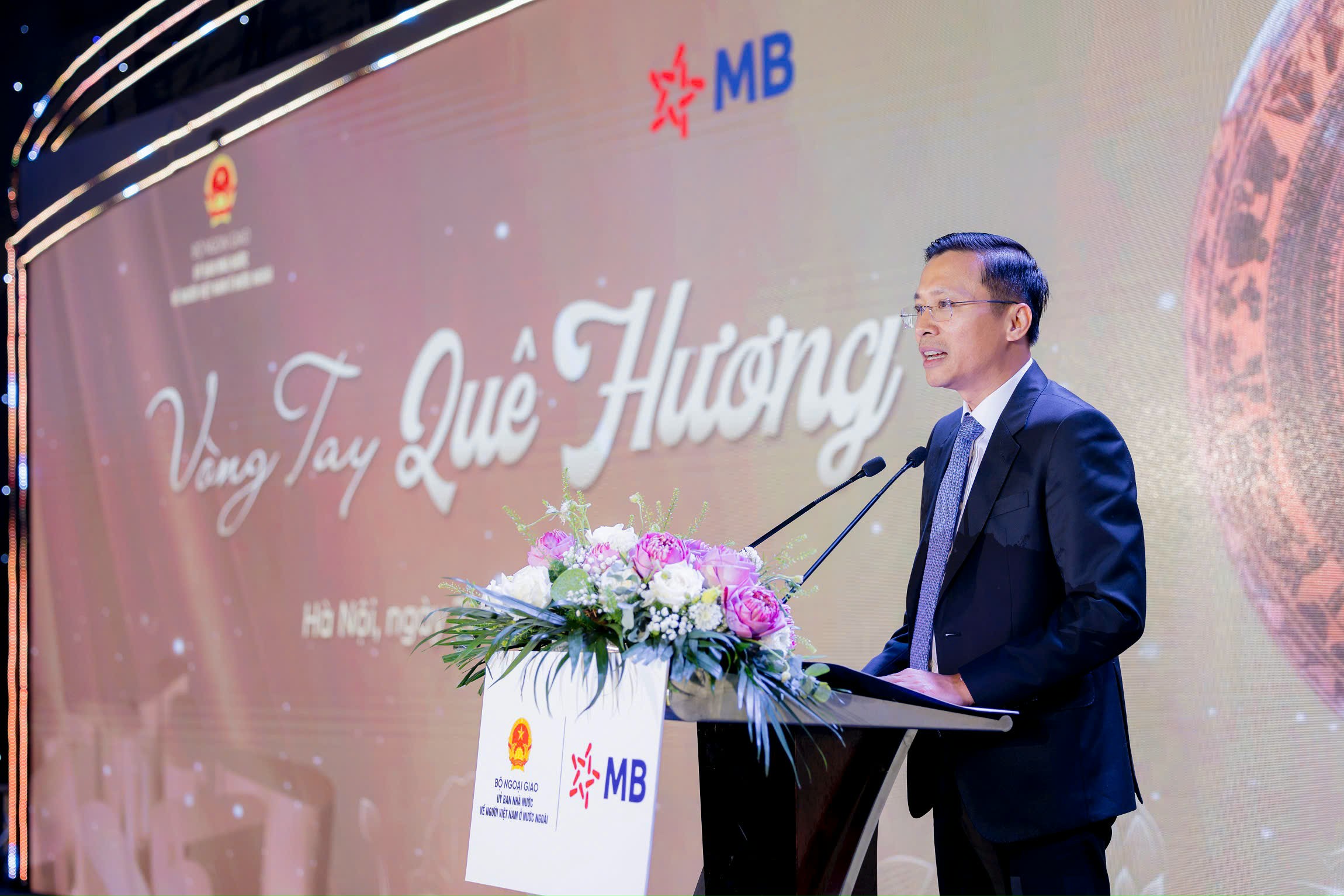 Herr Pham Nhu Anh – Generaldirektor von MB spricht bei der Veranstaltung