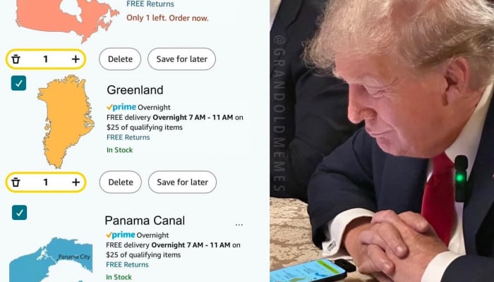 إريك ترامب يمزح بشأن شراء دول أخرى على أمازون