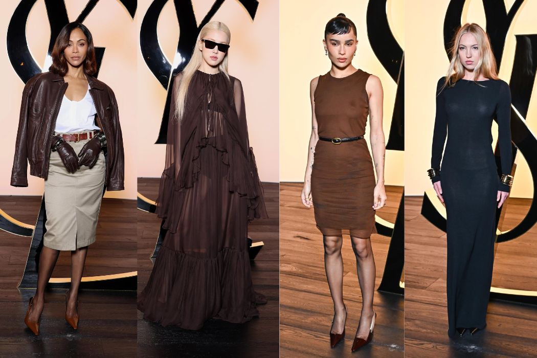 Le tapis rouge de Saint Laurent a réuni une multitude de stars célèbres. Photo : X