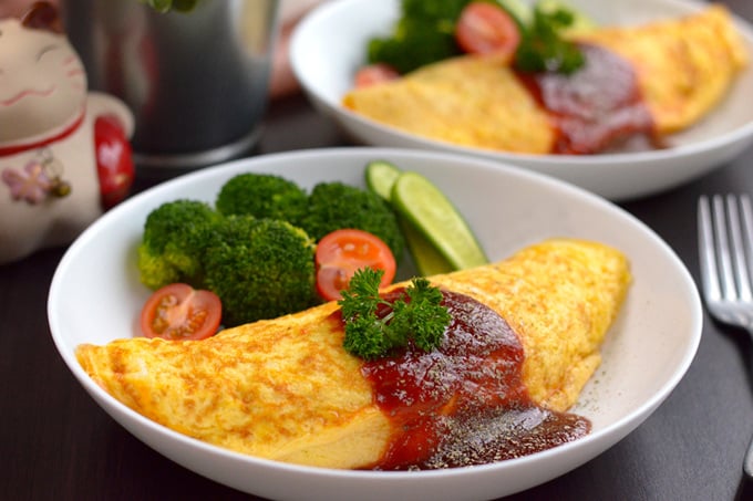 Món Omurice của Nhật Bản. Ảnh: Asian inspirations