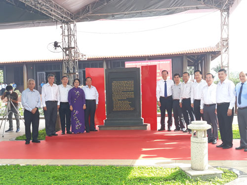 Công bố nội dung văn bia Đức Lễ Thành hầu Nguyễn Hữu Cảnh - Ảnh 1.
