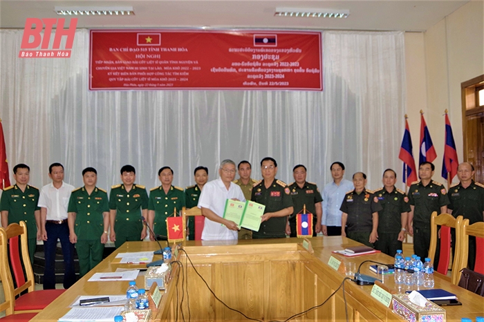 Stärkung der Koordination bei der Suche und Abholung der Überreste der in Laos verstorbenen Märtyrer