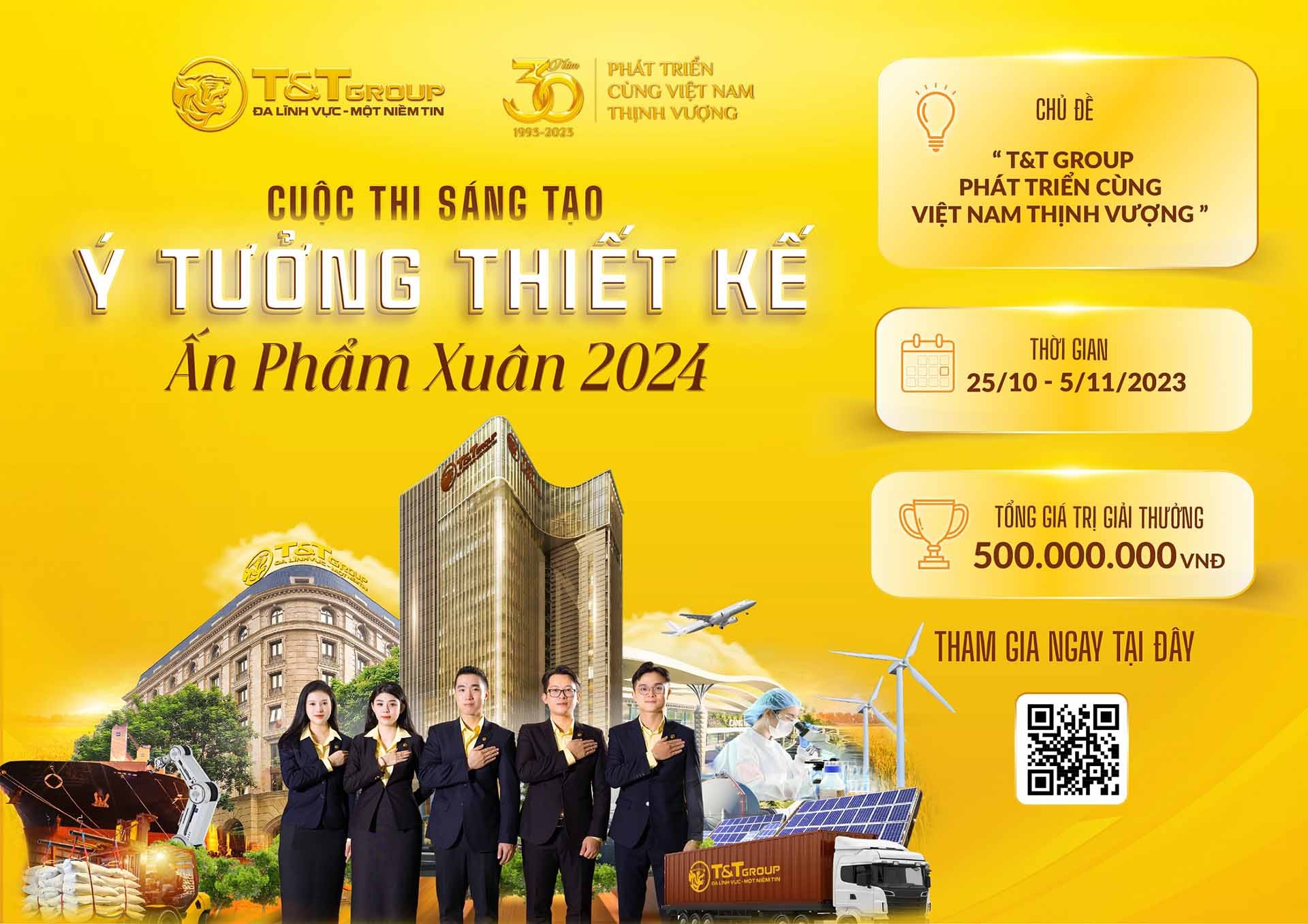 Tập đoàn T&T Group chính thức phát động cuộc thi sáng tạo ý tưởng, thiết kế bộ ấn phẩm Xuân 2024