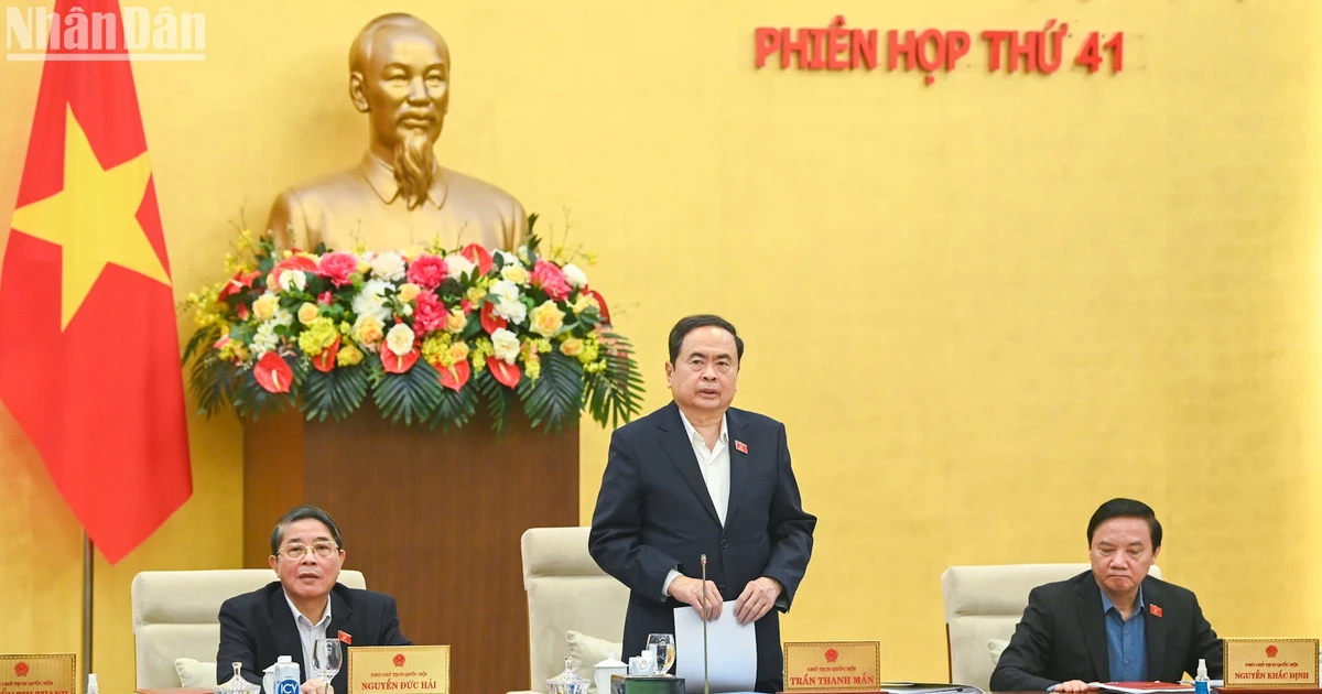 [Photo] Opening of the 41st session of the National Assembly Standing Committee