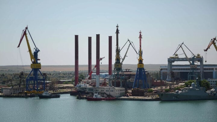 Chantier naval de Zalyv dans la ville portuaire de Kertch. (Photo : RIA Novosti)