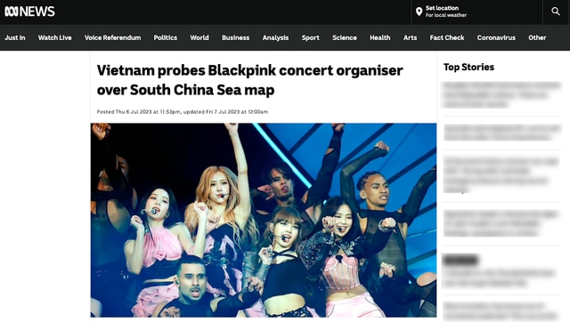 Vụ BTC concert BlackPink tại VN dính đến ‘đường lưỡi bò’ thu hút truyền thông quốc tế - Ảnh 3.