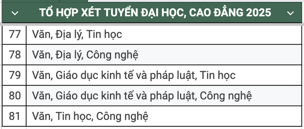 36 tổ hợp thi tốt nghiệp THPT 2025 thí sinh nên biết - 7